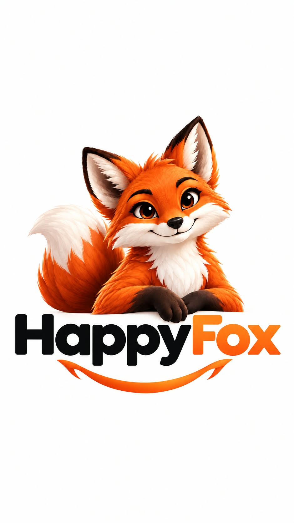 Happy Fox tilki logosu
